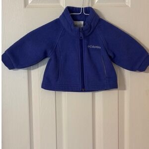 Columbia‎ Baby Fleece Jacket Full Zip blue Infant Toddler Outerwear